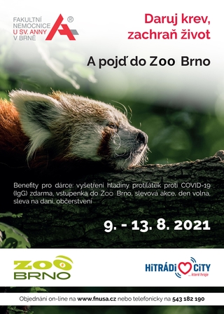 Za krev do Zoo Brno!